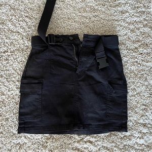 cargo mini skirt